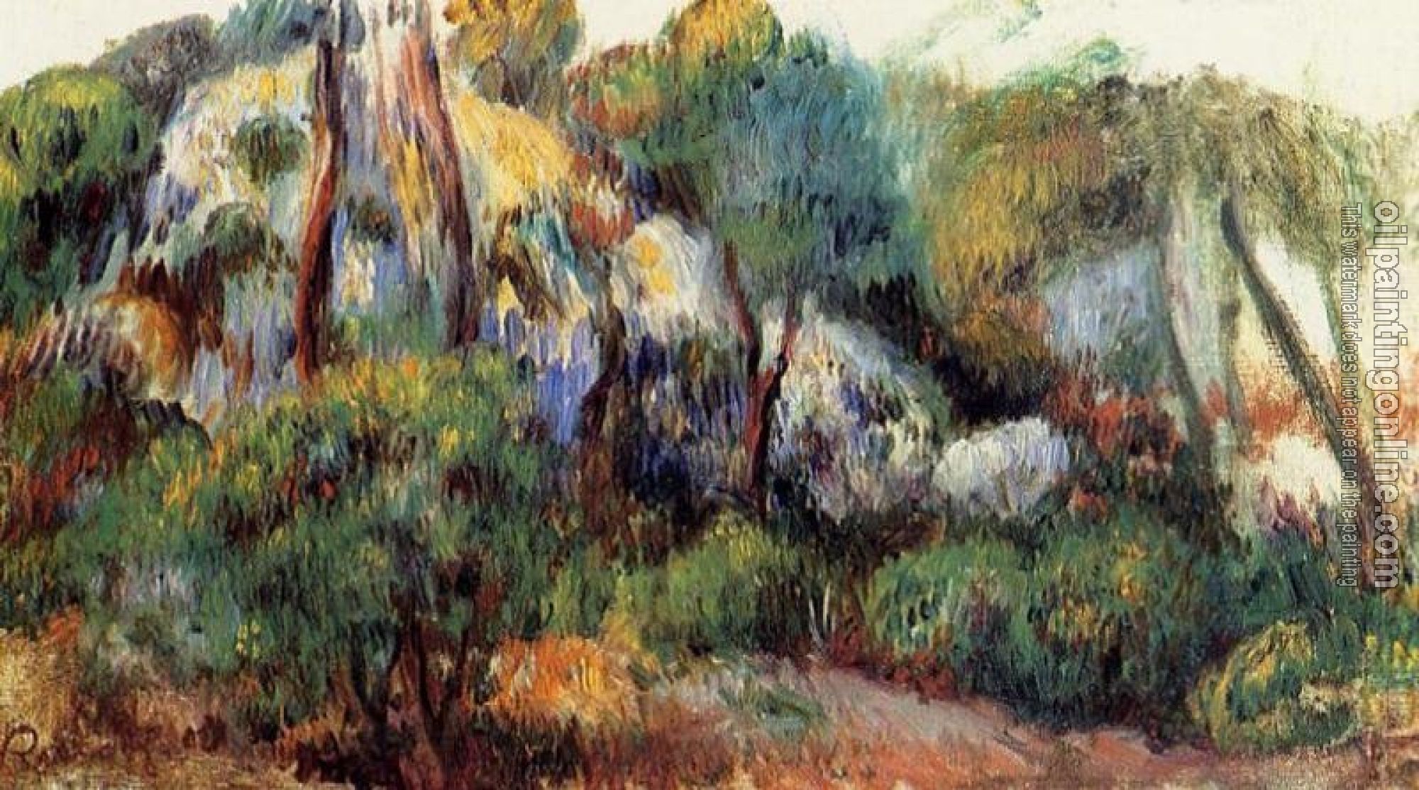 Renoir, Pierre Auguste - Purple Landscape